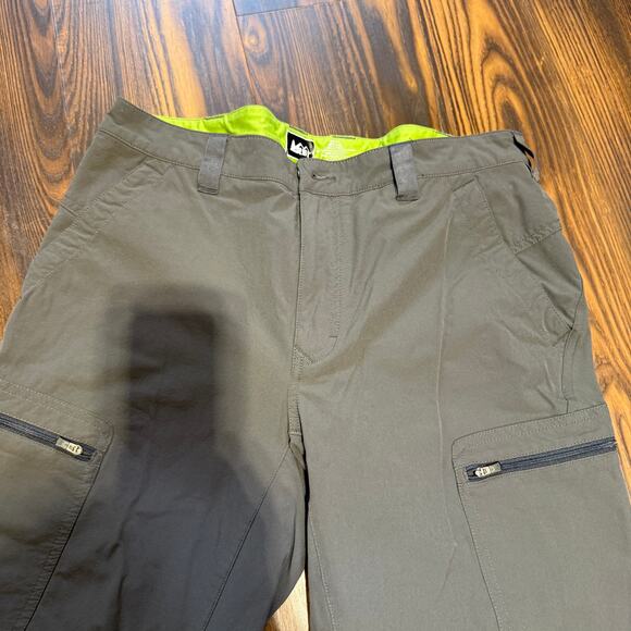 REI Men’s Trail Hiking Cargo Style Pants Size 34 - Picture 3 of 10